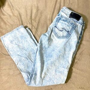 Silver Brand Capris with washed out color